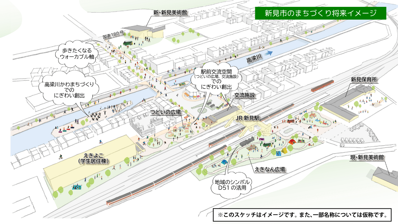 人流データで見えた賑わいの創出効果-新見駅周辺みらいプロジェクトの実践例のサムネイル